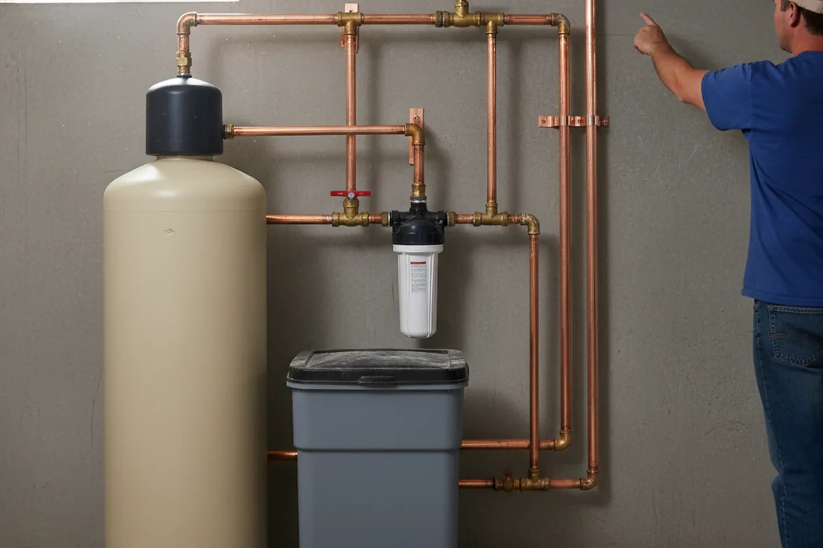 Whole-house water treatment system installed in Amana